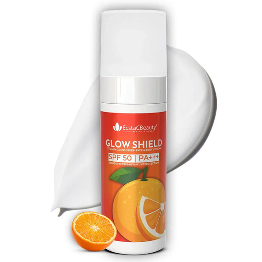Glow Shield SPF 50 PA+++ Vitamin C Sunscreen Face & Body Lotion