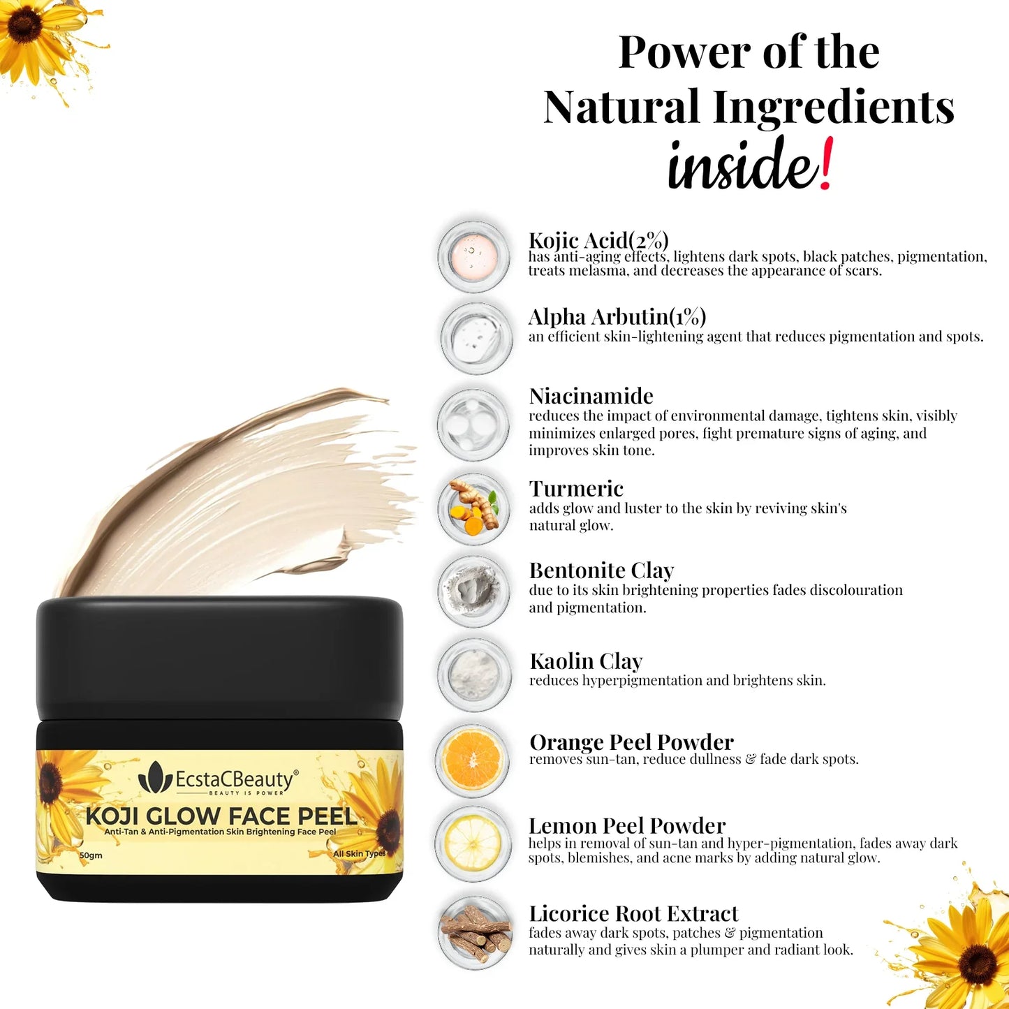Koji Glow Anti-Tan & Anti-Pigmentation Skin Brightening Face Peel
