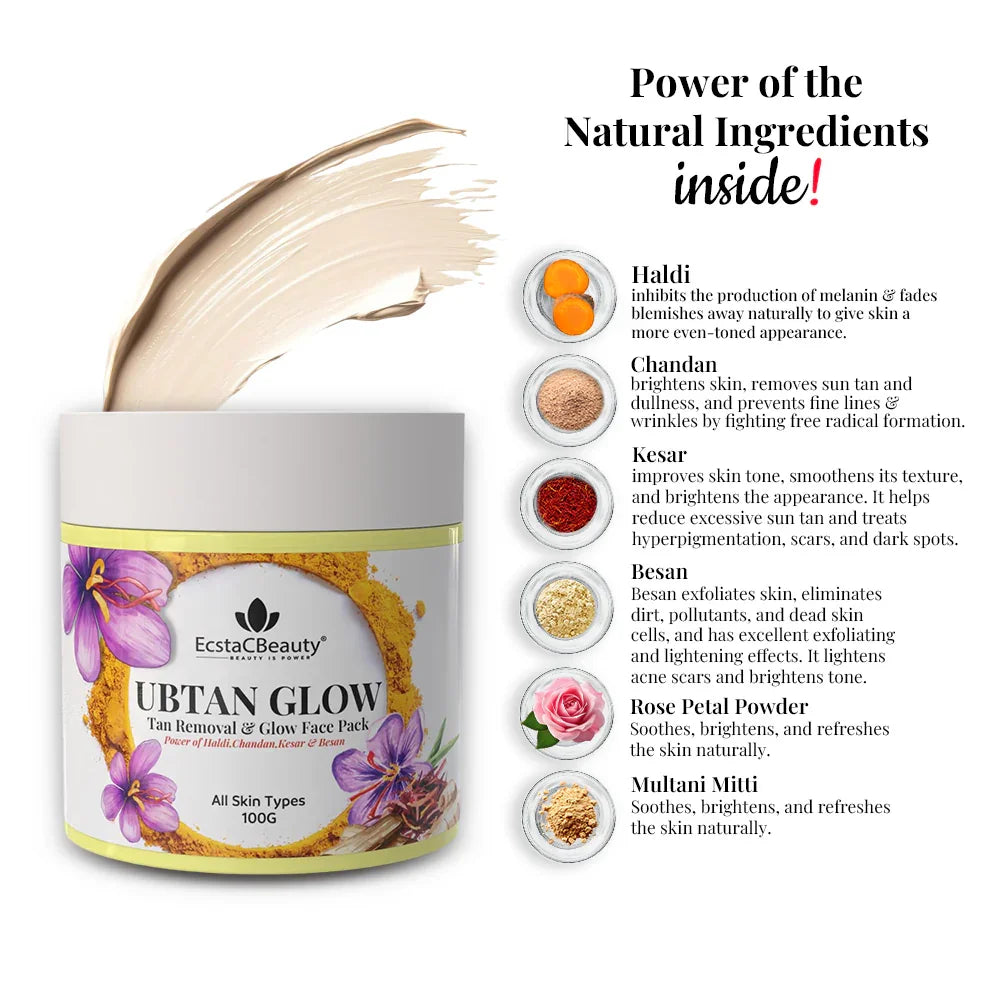 Ubtan Tan Removal & Glow Face Pack