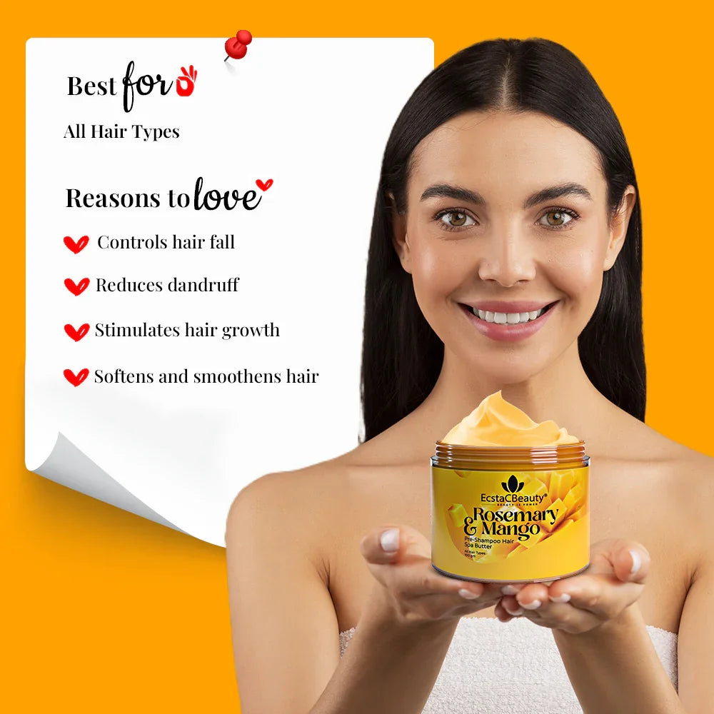 Rosemary & Mango Pre-Shampoo Hair Spa Butter