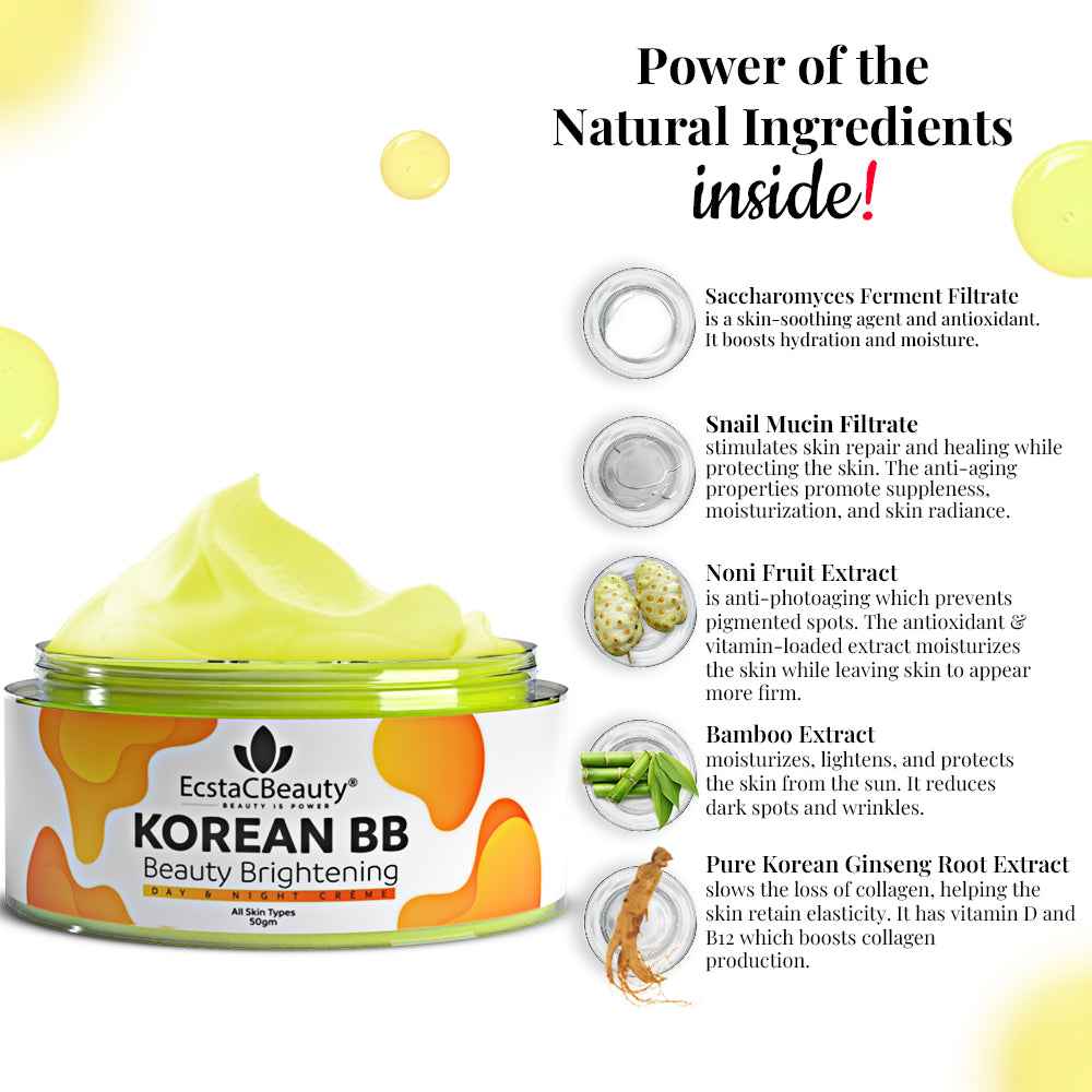 Korean BB (Beauty Brightening) Day & Night Face Crème