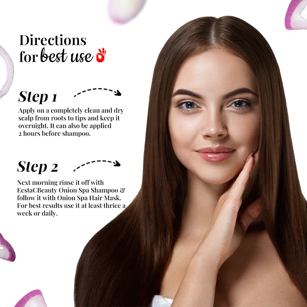 Onion Ginger Garlic Hair Oil for Hair Fall Control