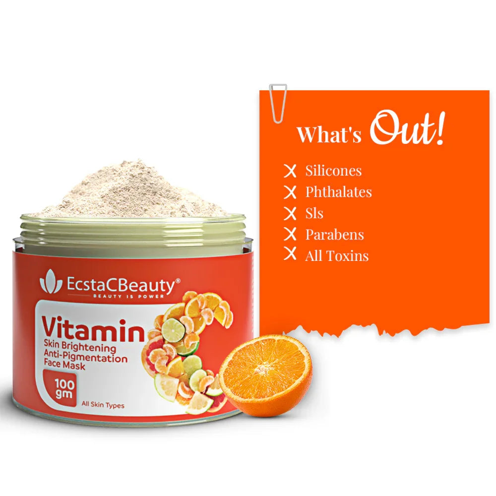 Vitamin C Skin Brightening Anti- Pigmentation Face Mask