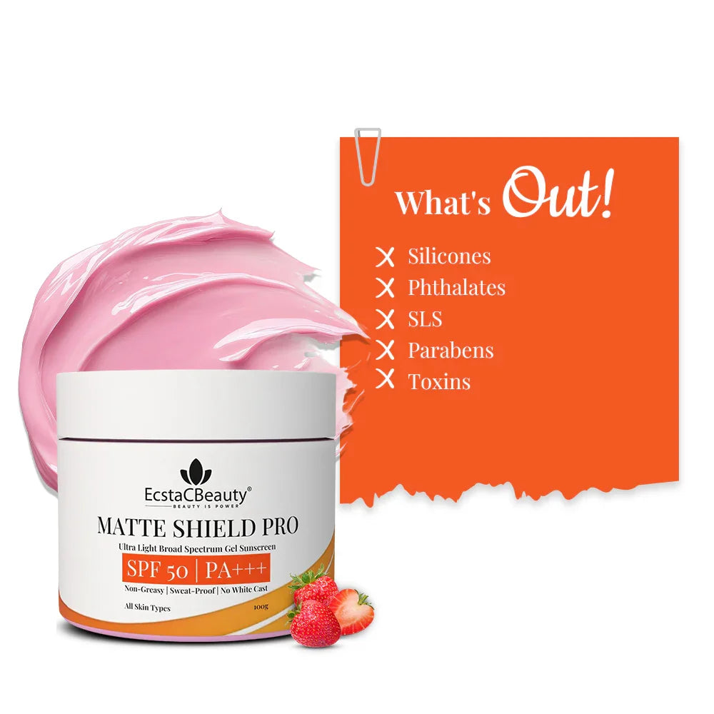 Matte Shield SPF 50 PA +++ Ultra Light Gel Sunscreen