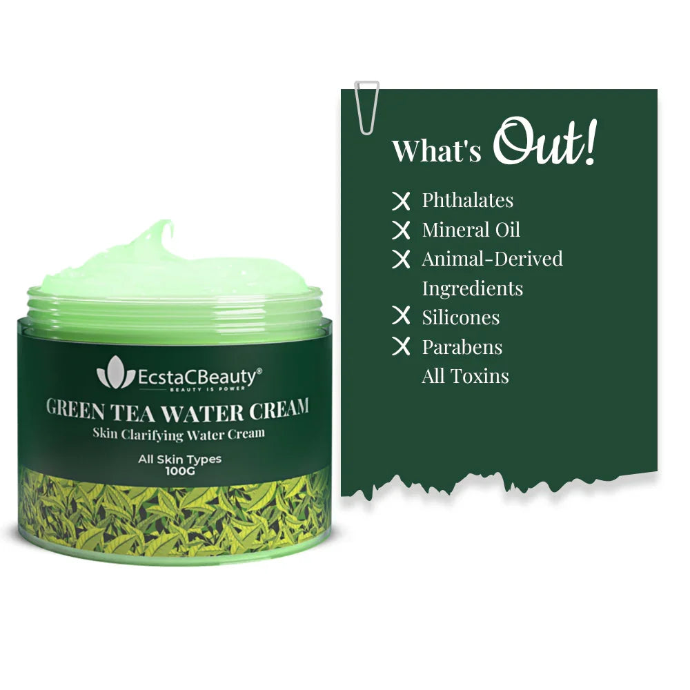 Green Tea Water Cream 2% Salicylic Acid + 3% Azelaic Acid + 4% PHA