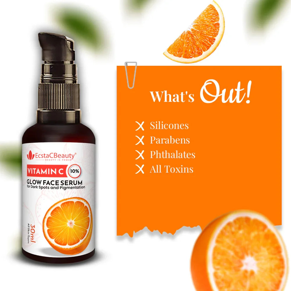 Vitamin C Glow (10%) Glow Face Serum for Dark Spots & Pigmentation