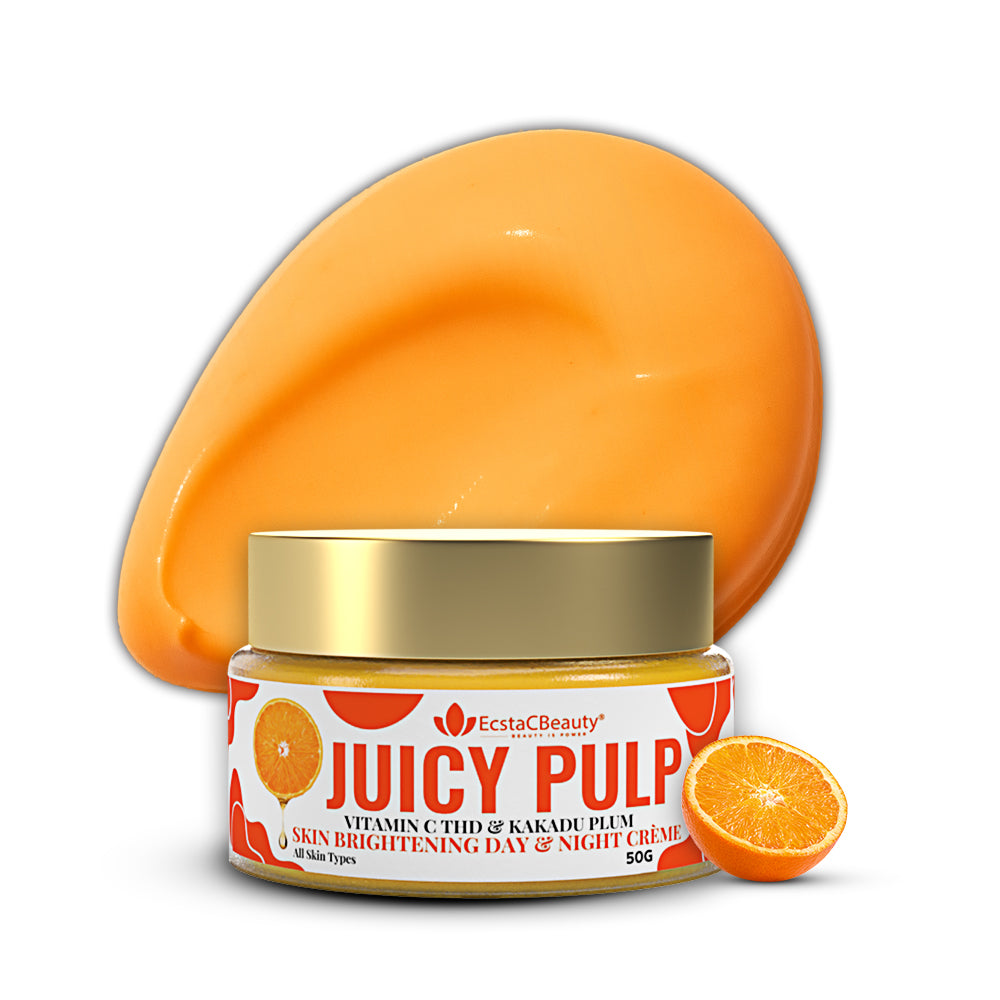 Juicy Pulp Vitamin C Skin Brightening Day & Night Cream with Vitamin C THD (5%), Niacinamide (4%) & Kakadu Plum Extract