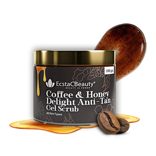 Coffee & Honey Delight Anti-Tan Gel Scrub Coffee Face Scrub for Tan Removal