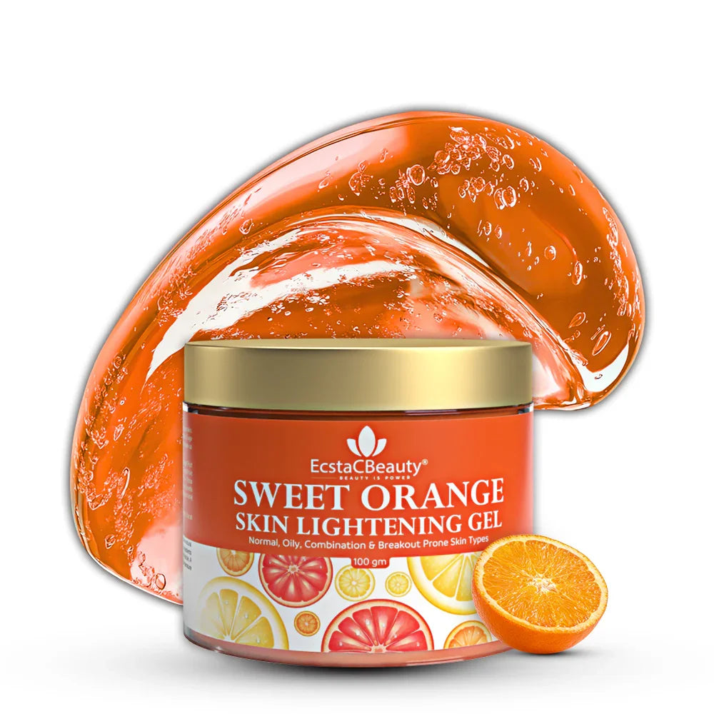 Sweet Orange Skin Lightening Gel with Vitamin C THD (5%), Niacinamide (4%) & Alpha Arbutin (2%)