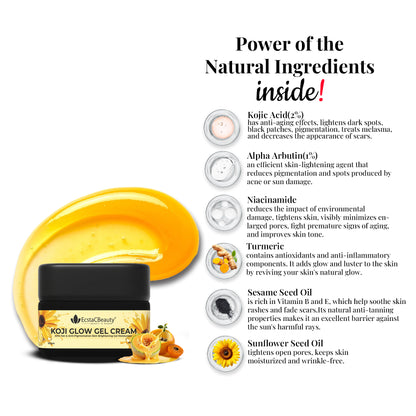 Koji Glow Anti-Tan & Anti-Pigmentation Skin Brightening Gel Cream