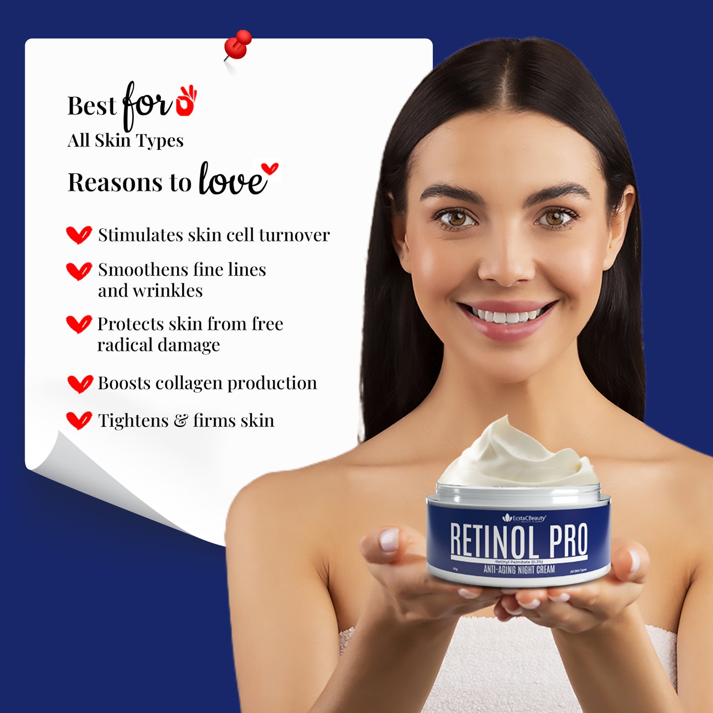 Retinol Pro Anti-Aging Night Cream Retinyl Palmitate (0.3%)