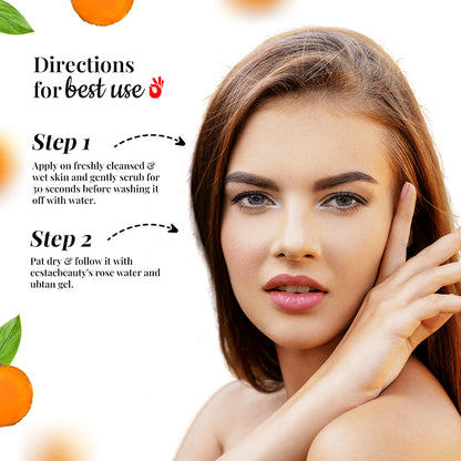 Ubtan Glow Skin Brightening Face Scrub for Glowing Skin
