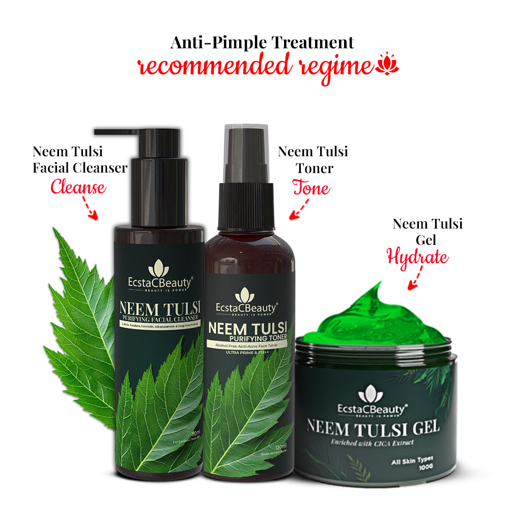 Neem Tulsi Gel with 2% Salicylic Acid + 2% Cica Extract