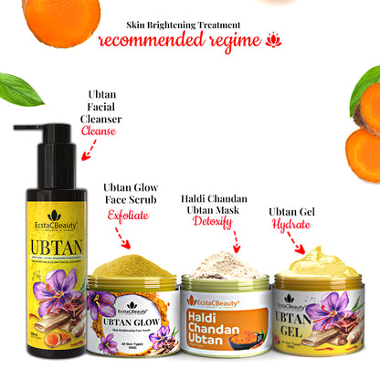 Ubtan Glow Skin Brightening Face Scrub for Glowing Skin