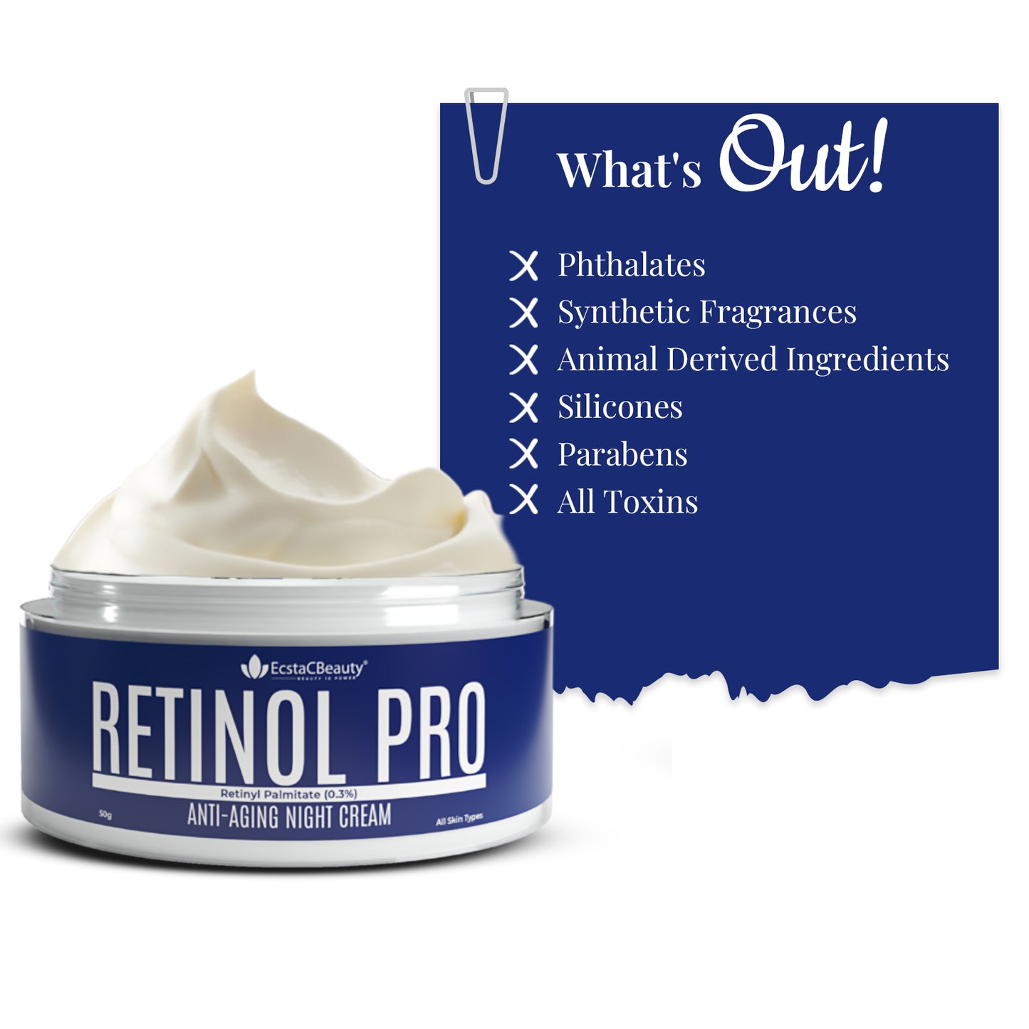 Retinol Pro Anti-Aging Night Cream Retinyl Palmitate (0.3%)
