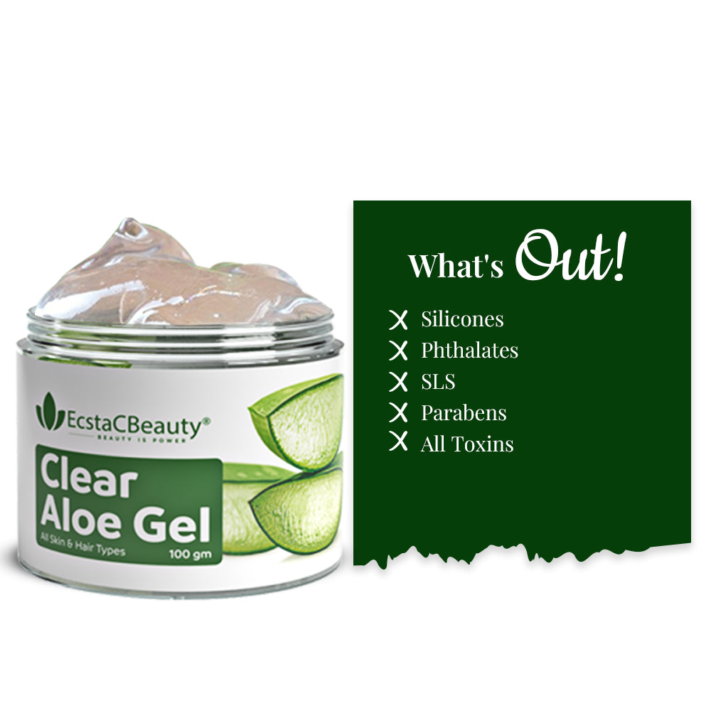 Clear Aloe Gel with Vitamin E, Ashwagandha & Turmeric