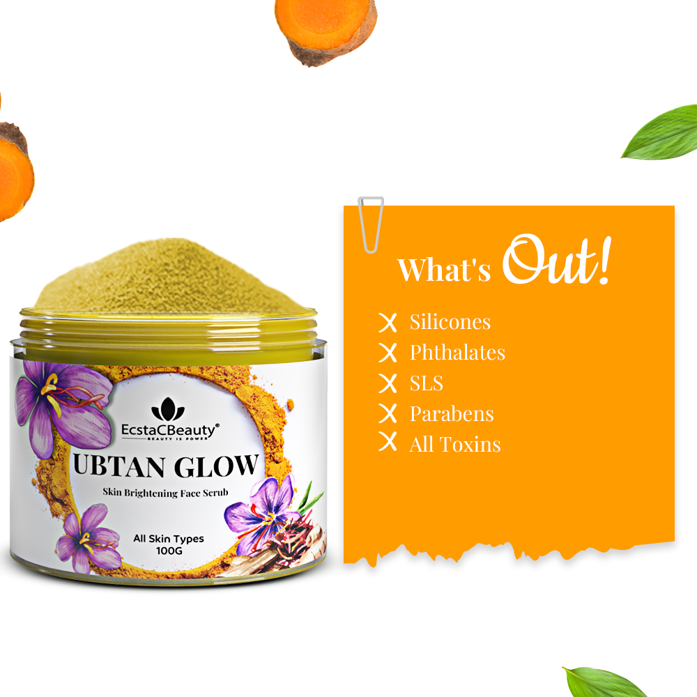 Ubtan Glow Skin Brightening Face Scrub for Glowing Skin