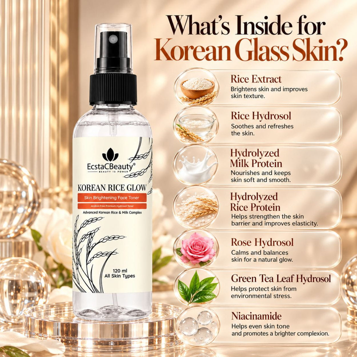Korean Rice Glow Face Toner