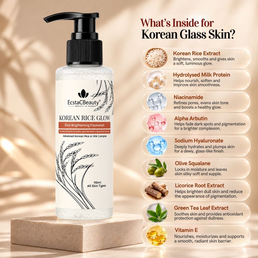 Korean Rice Glow Facewash