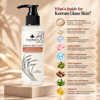 Korean Rice Glow Facewash