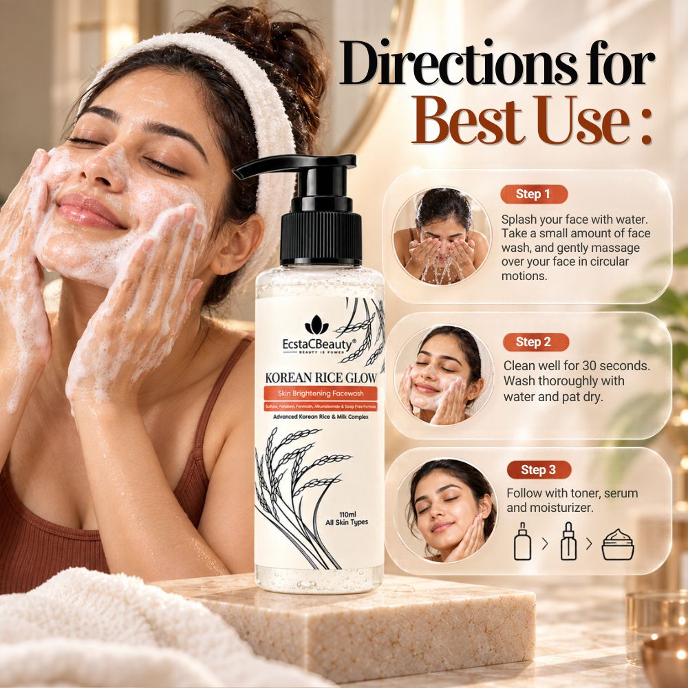 Korean Rice Glow Facewash